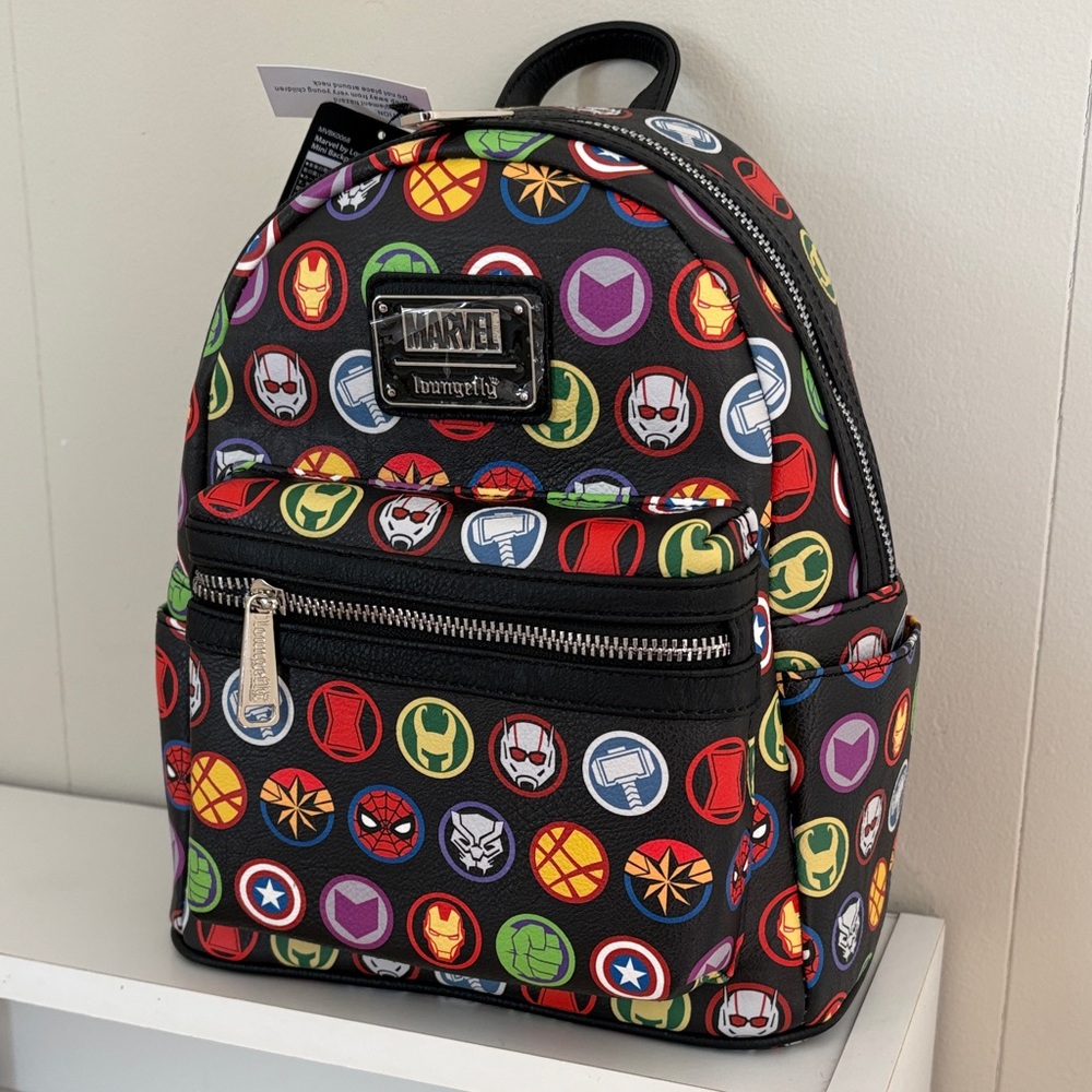 Loungefly Backpack Marvel Collab Mini Avengers ic… - image 1